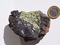 Piece of the Earth's mantle taken to the surface by volcanic activity