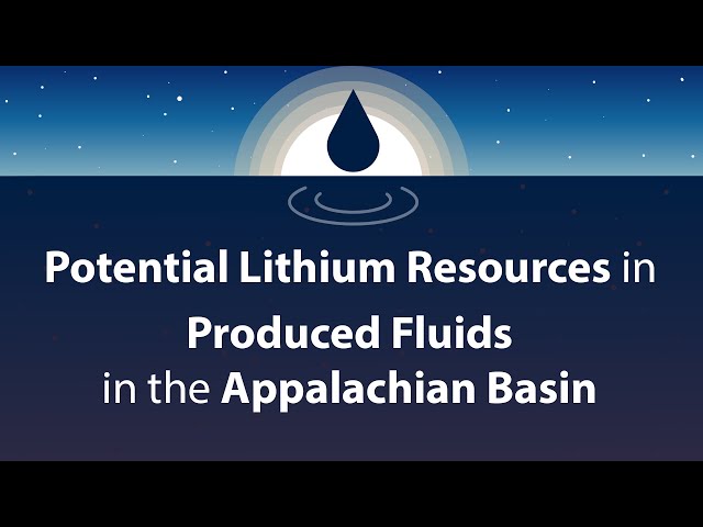 Potential Lithium Resources in Produced Fluids in the Appalachian Basin | TOP Energy Training