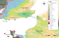 Geologic map of SE England and the English Channel