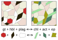 Schematic representation of a metamorphic reaction